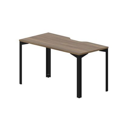 Ray RYV147 WNNR (Орех/Черный) Стол, эргономичный вырез