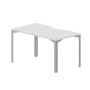 Ray RYV148 BLTI (Белый/Титан) Стол, эргономичный вырез