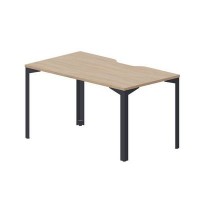 Ray RYV148 OWAN (Светлый дуб/Антрацит) Стол, эргономичный вырез