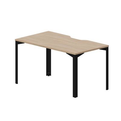 Ray RYV148 OWNR (Светлый дуб/Черный) Стол, эргономичный вырез