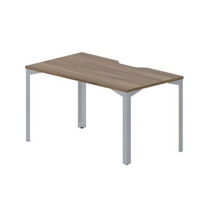 Ray RYV148 WNTI (Орех/Титан) Стол, эргономичный вырез