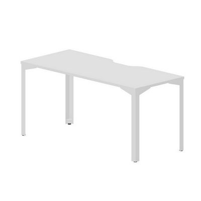 Ray RYV167 BLBL (Белый/Белый) Стол, эргономичный вырез