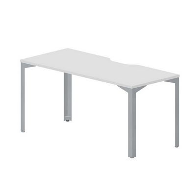 Ray RYV167 BLTI (Белый/Титан) Стол, эргономичный вырез