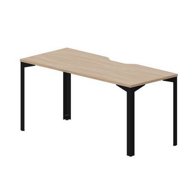 Ray RYV167 OWNR (Светлый дуб/Черный) Стол, эргономичный вырез
