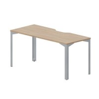 Ray RYV167 OWTI (Светлый дуб/Титан) Стол, эргономичный вырез