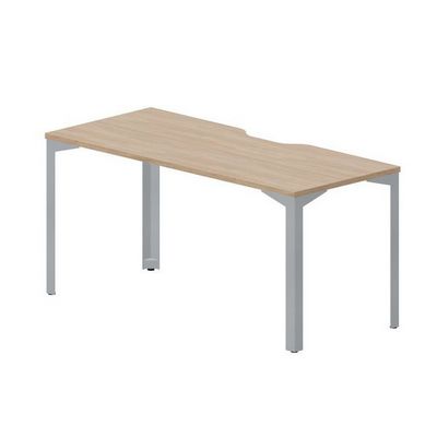Ray RYV167 OWTI (Светлый дуб/Титан) Стол, эргономичный вырез