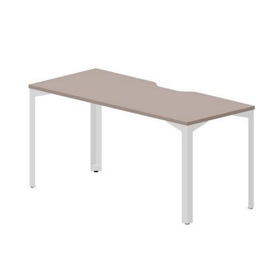 Ray RYV167 TRBL (Тортора/Белый) Стол, эргономичный вырез