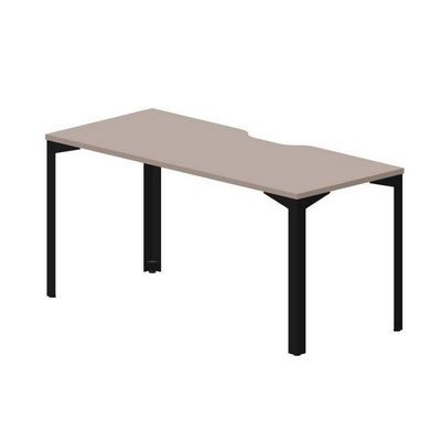 Ray RYV167 TRNR (Тортора/Черный) Стол, эргономичный вырез