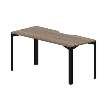 Ray RYV167 WNNR (Орех/Черный) Стол, эргономичный вырез