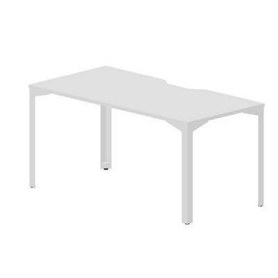 Ray RYV168 BLBL (Белый/Белый) Стол, эргономичный вырез