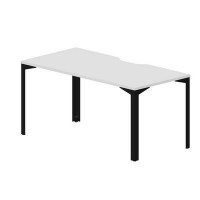 Ray RYV168 BLNR (Белый/Черный) Стол, эргономичный вырез