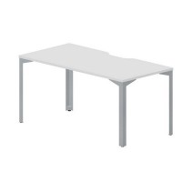 Ray RYV168 BLTI (Белый/Титан) Стол, эргономичный вырез