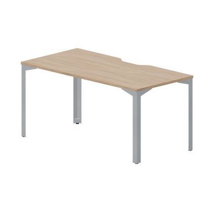 Ray RYV168 OWTI (Светлый дуб/Титан) Стол, эргономичный вырез