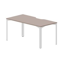 Ray RYV168 TRBL (Тортора/Белый) Стол, эргономичный вырез