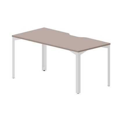 Ray RYV168 TRBL (Тортора/Белый) Стол, эргономичный вырез