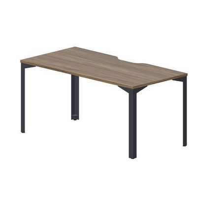 Ray RYV168 WNAN (Орех/Антрацит) Стол, эргономичный вырез