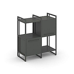 Рифт RF.NS-005 (Антрацит/Антрацит) Шкаф комбинированый