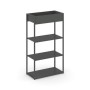 Rift RF.STM-003 (Антрацит/Антрацит) Стеллаж металлический высокий приставной