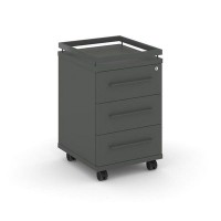 Rift RF.TM-003 (Антрацит/Антрацит) Тумба мобильная усиленная + рамка