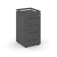 Rift RF.TPR-002 (Антрацит/Антрацит) Тумба приставная + рамка