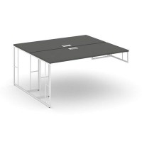 Rift RF.DRSOT-003 (Антрацит/Белый) Рабочая станция для опорной тумбы