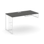 Rift RF.SPOT-014 (R) (Антрацит/Белый) Стол письменный для опорной тумбы правый