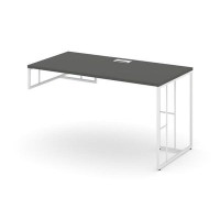 Rift RF.SPOT-015 (L) (Антрацит/Белый) Стол письменный для опорной тумбы левый