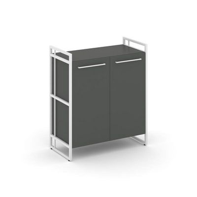 Rift RF.SS-21 (Антрацит/Белый) Шкаф 2 ниши широкий