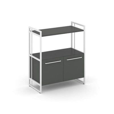 Rift RF.SS-22 (Антрацит/Белый) Шкаф 2 ниши широкий