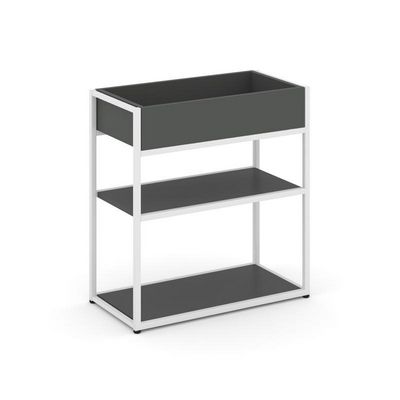 Rift RF.STM-011 (Антрацит/Белый) Стеллаж металлический низкий приставной