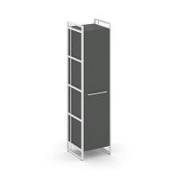 Rift RF.SU-41 (L) (Антрацит/Белый) Шкаф 4 ниши узкий