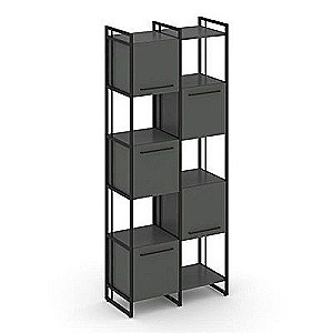 Рифт RF.NS-003 (Антрацит/Черный) Шкаф комбинированый