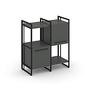 Рифт RF.NS-005 (Антрацит/Черный) Шкаф комбинированый