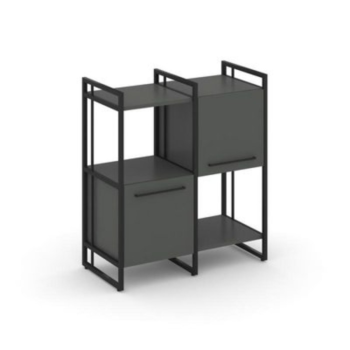 Рифт RF.NS-005 (Антрацит/Черный) Шкаф комбинированый