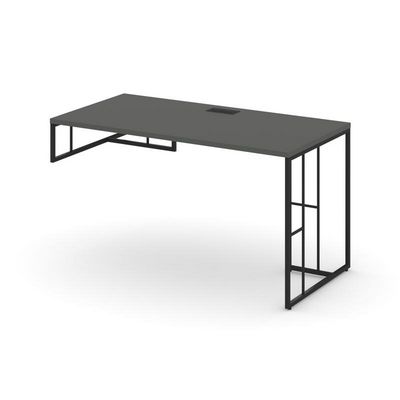 Rift RF.SPOT-014 (L) (Антрацит/Черный) Стол письменный для опорной тумбы левый