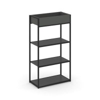 Rift RF.STM-003 (Антрацит/Черный) Стеллаж металлический высокий приставной