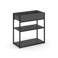 Rift RF.STM-011 (Антрацит/Черный) Стеллаж металлический низкий приставной