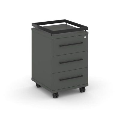 Rift RF.TM-003 (Антрацит/Черный) Тумба мобильная усиленная + рамка