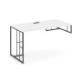 Rift RF.SPOT-015 (R) (Белый брилиант/Антрацит) Стол письменный для опорной тумбы правый