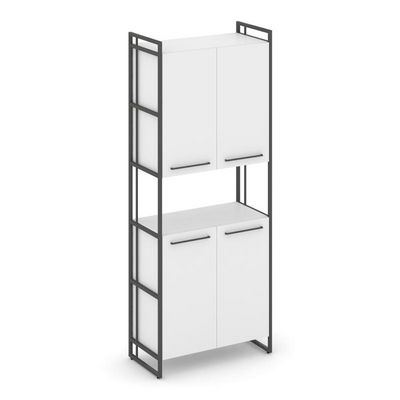 Rift RF.SS-52 (Белый брилиант/Антрацит) Шкаф 5 ниш широкий