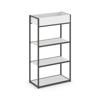 Rift RF.STM-001 (Белый брилиант/Антрацит) Стеллаж металлический высокий приставной