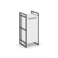 Rift RF.SU-21 (L) (Белый брилиант/Антрацит) Шкаф 2 ниши узкий