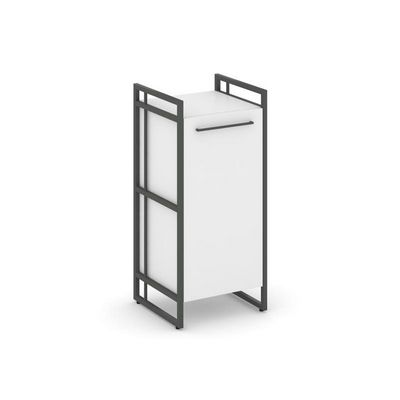 Rift RF.SU-21 (R) (Белый брилиант/Антрацит) Шкаф 2 ниши узкий