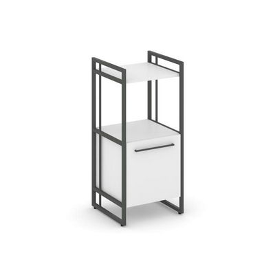 Rift RF.SU-22 (R) (Белый брилиант/Антрацит) Шкаф 2 ниши узкий