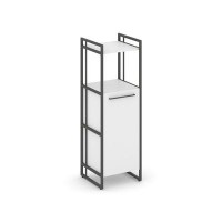 Rift RF.SU-32 (L) (Белый брилиант/Антрацит) Шкаф 3 ниши узкий