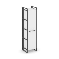 Rift RF.SU-41 (R) (Белый брилиант/Антрацит) Шкаф 4 ниши узкий