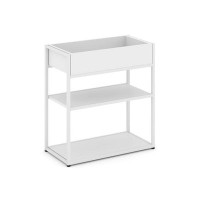 Rift RF.STM-012 (Белый брилиант/Белый) Стеллаж металлический низкий приставной