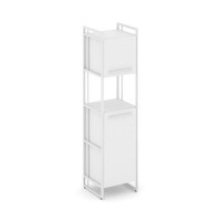 Rift RF.SU-42 (L) (Белый брилиант/Белый) Шкаф 4 ниши узкий