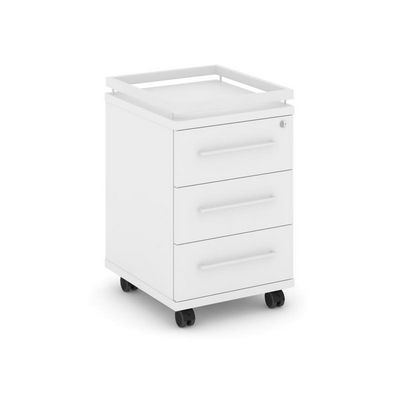 Rift RF.TM-003 (Белый брилиант/Белый) Тумба мобильная усиленная + рамка