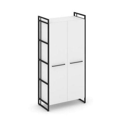 Rift RF.SS-41 (Белый брилиант/Черный) Шкаф 4 ниши широкий